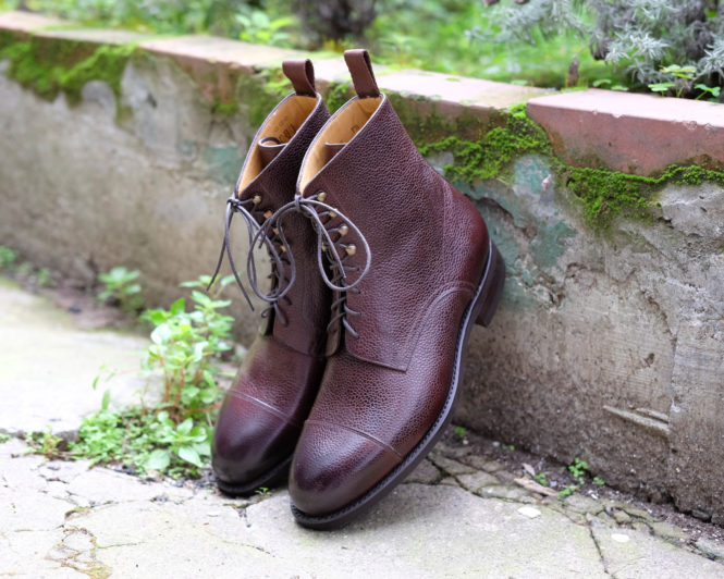 carlos santos jumper boot brown grain