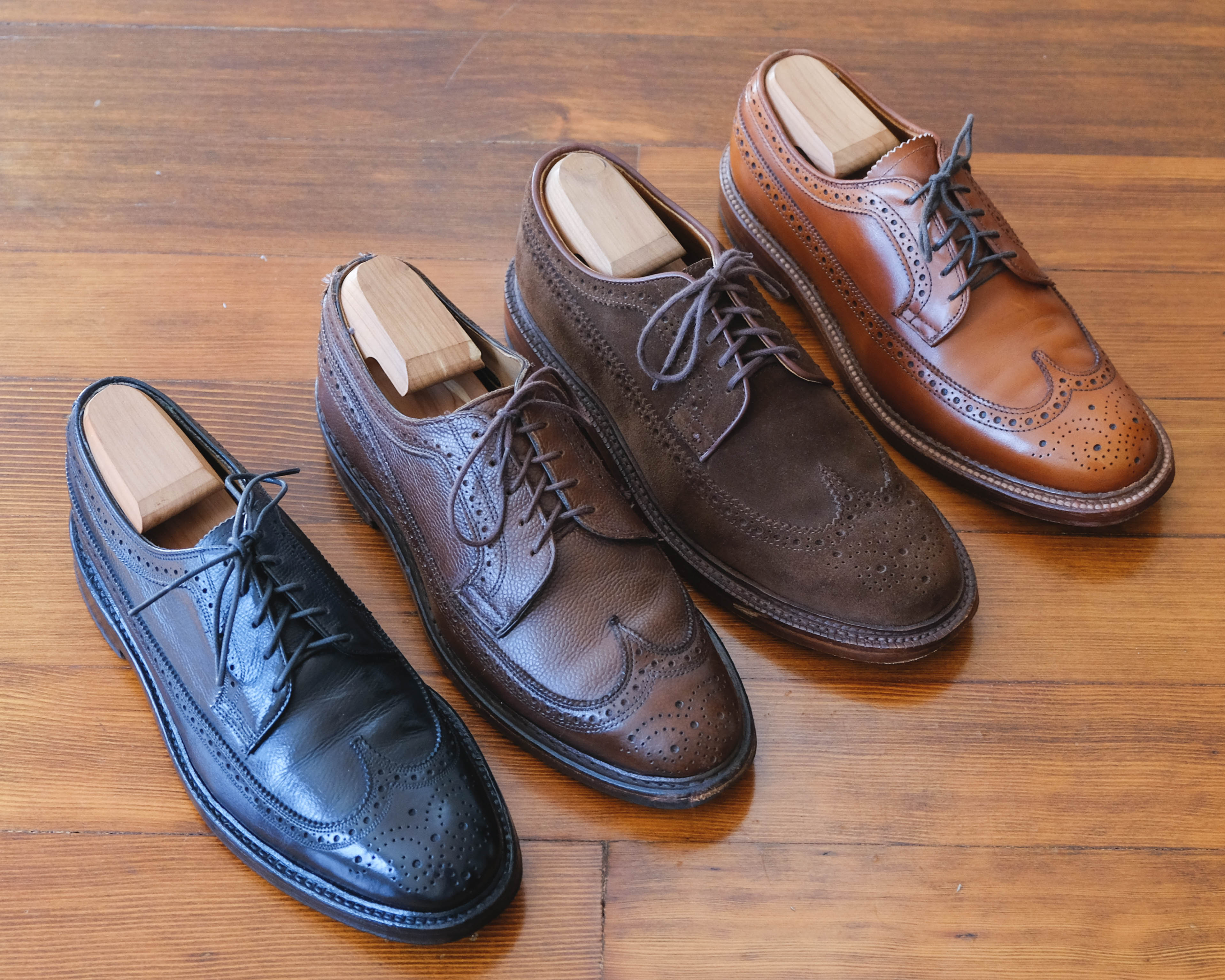 longwing review comparison allen edmonds alden florsheim grant stone