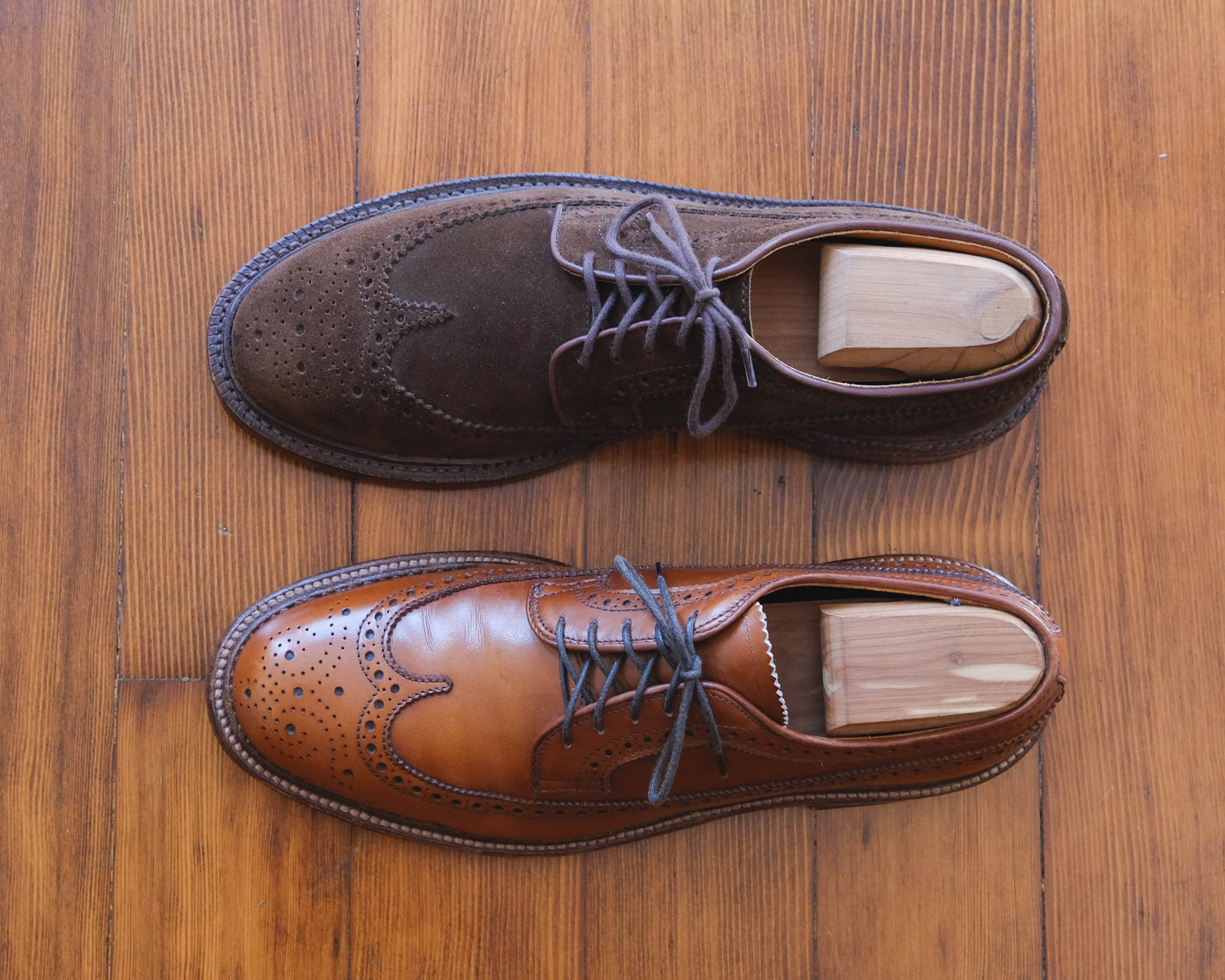 longwing review comparison allen edmonds alden florsheim grant stone