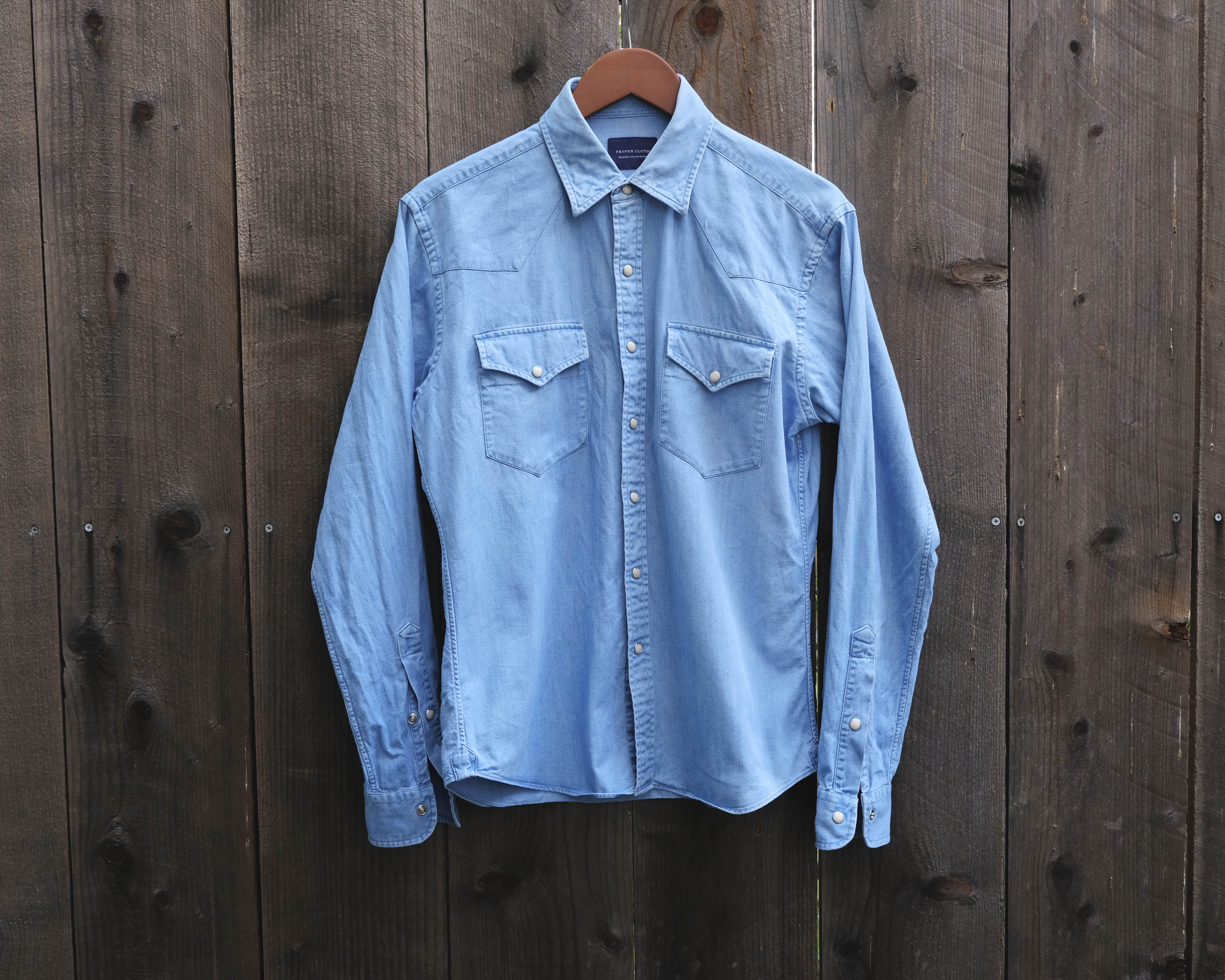 proper cloth washed denim shirt review