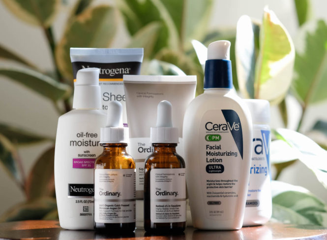 skincare routine cerave the ordinary neutrogena