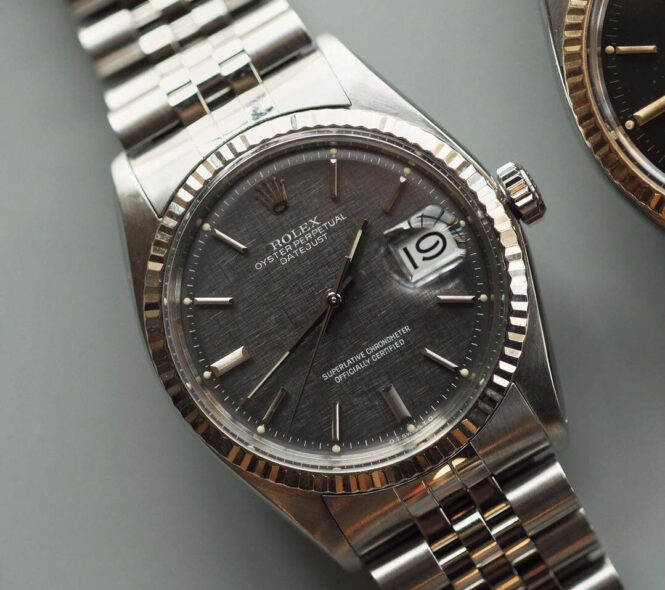 finding vintage rolex 1601 datejust linen